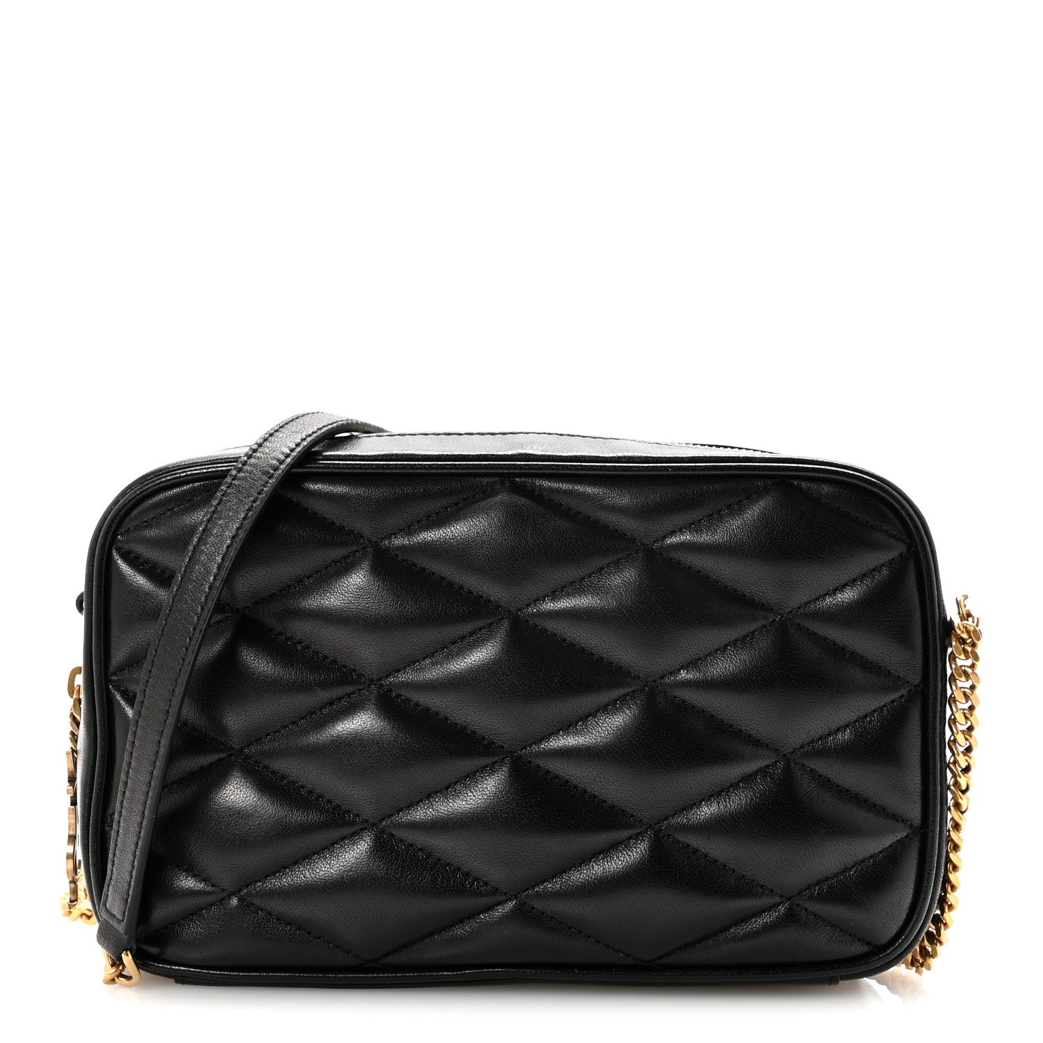 Saint Laurent Lambskin Quilted Mini Camera Bag Black 1 of 10