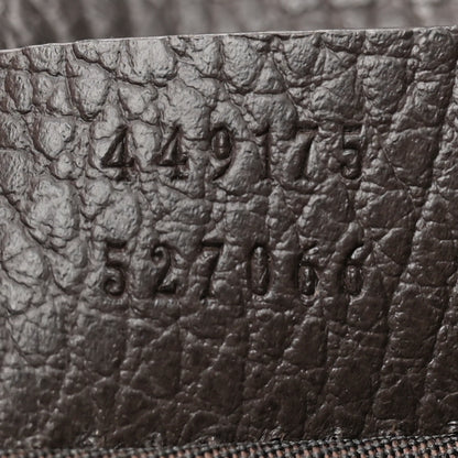 Gucci Monogram Dollar Calfskin O Drawstring Backpack Beige Ebony Testa di Moro Dark Chocolate 7 of 10
