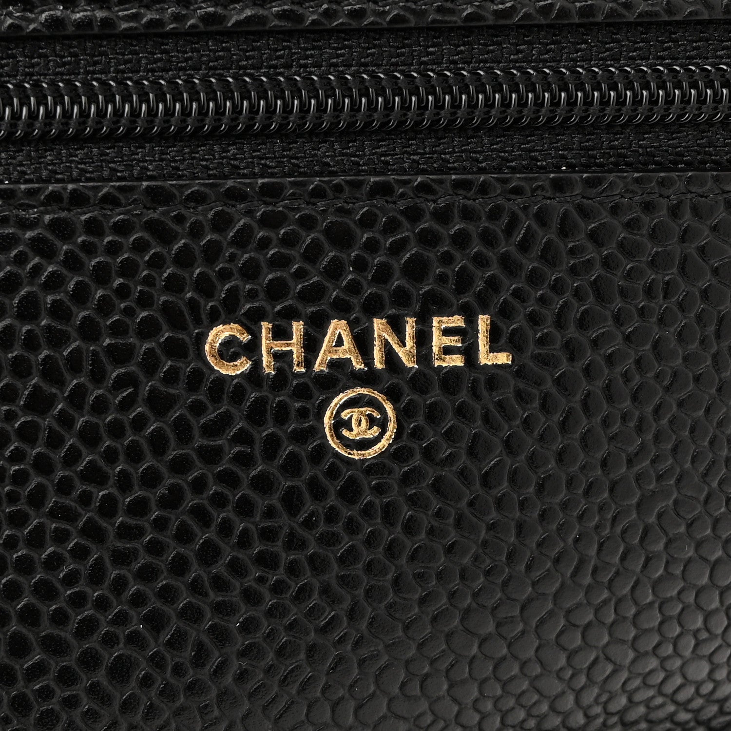 Chanel Caviar Quilted Wallet On Chain WOC Black 6 of 10