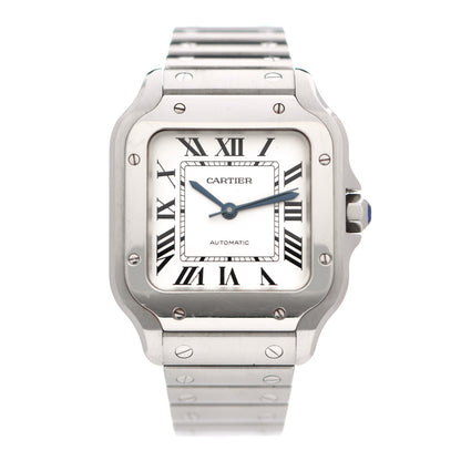 Cartier Stainless Steel 35mm Santos de Cartier Automatic Watch 1 of 6