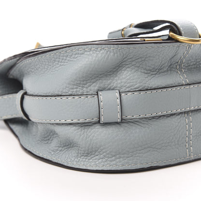 Chloe Calfskin Mini Marcie Round Crossbody Bag Faded Blue 10 of 13