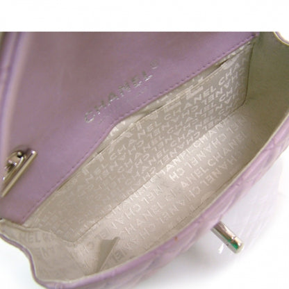Chanel Lambskin Quilted Mini Valentine Flap Lilac 10 of 10