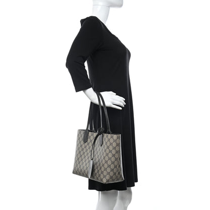 Gucci GG Supreme Monogram Small Reversible Tote Dark Brown 2 of 15