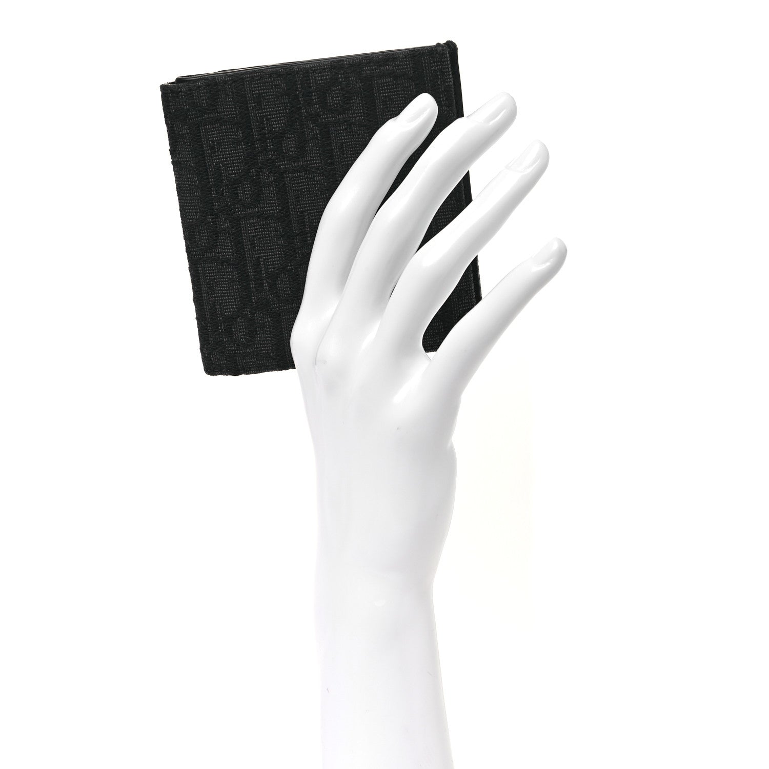 Christian Dior Oblique Bi-Fold Card Holder Black 2 of 7