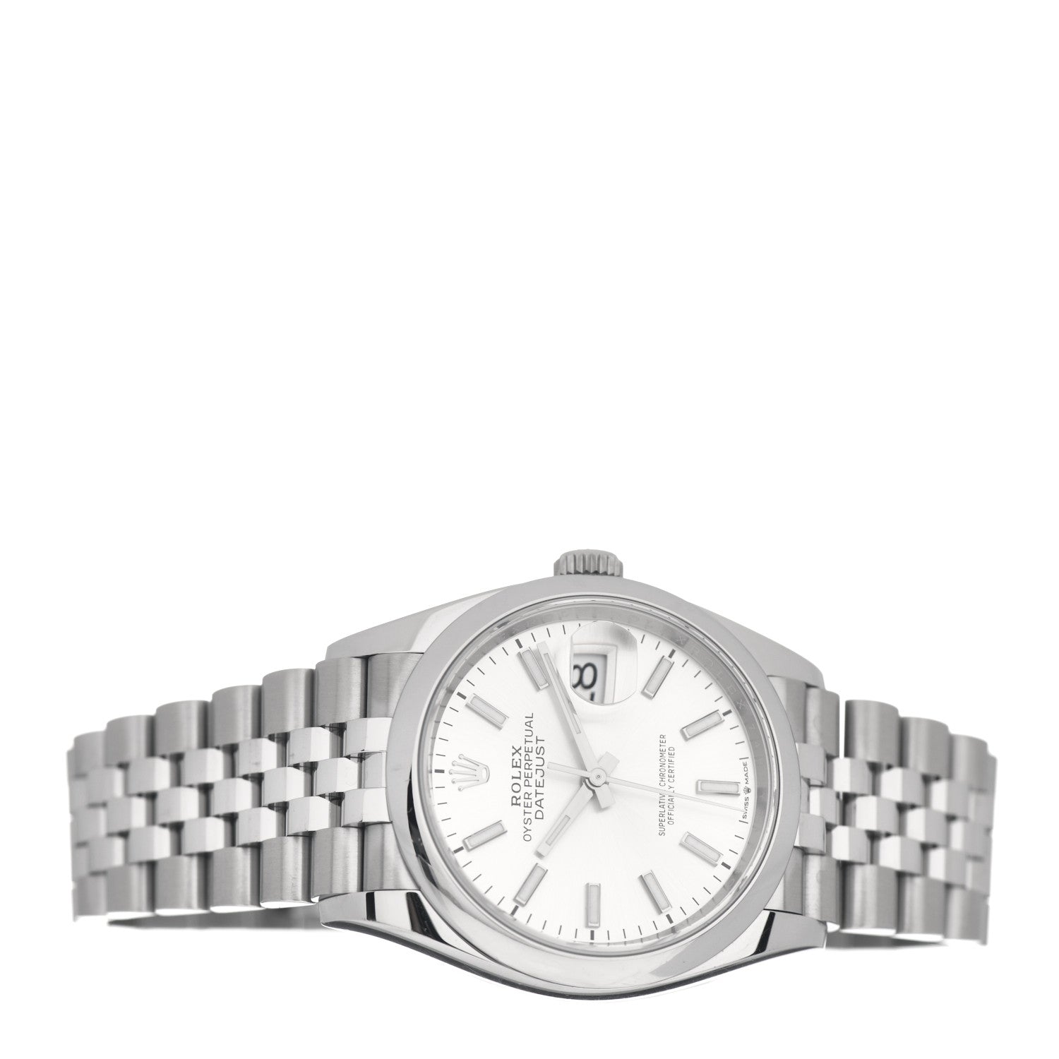 Rolex Stainless Steel 36mm Oyster Perpetual Datejust Watch Silver 126200 2 of 5