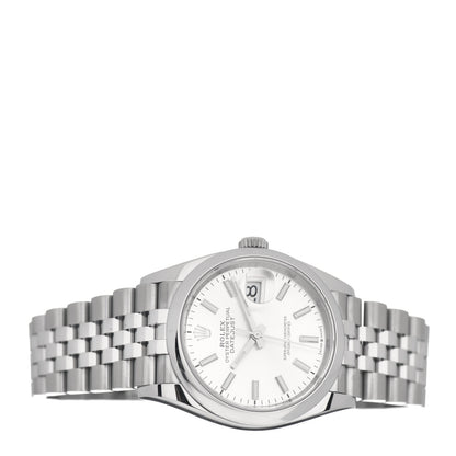 Rolex Stainless Steel 36mm Oyster Perpetual Datejust Watch Silver 126200 2 of 5