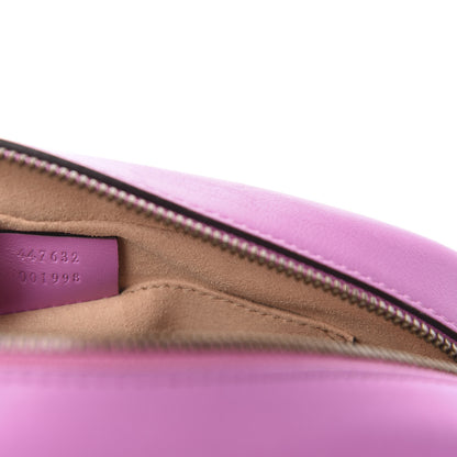 Gucci Calfskin Matelasse Small GG Marmont Chain Shoulder Bag Candy Mousse 9 of 11