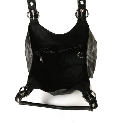 Prada Soft Calf Tote Black 4 of 14