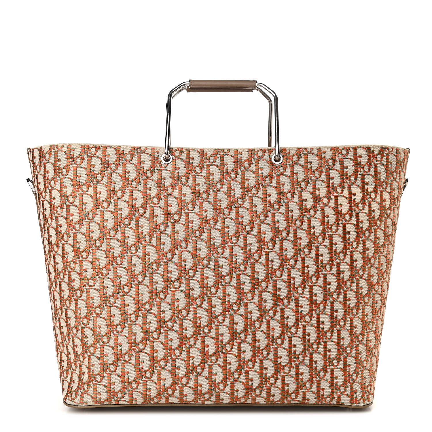 Christian Dior Oblique Embroidered Miami Tote Multicolor 1 of 10