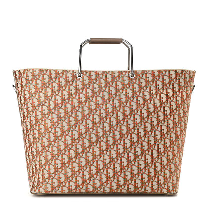 Christian Dior Oblique Embroidered Miami Tote Multicolor 1 of 10