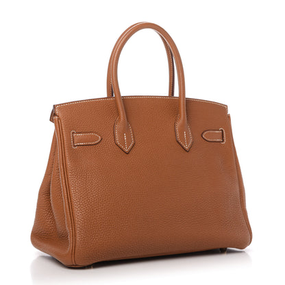 Hermes Togo Birkin 30 Gold 3 of 10