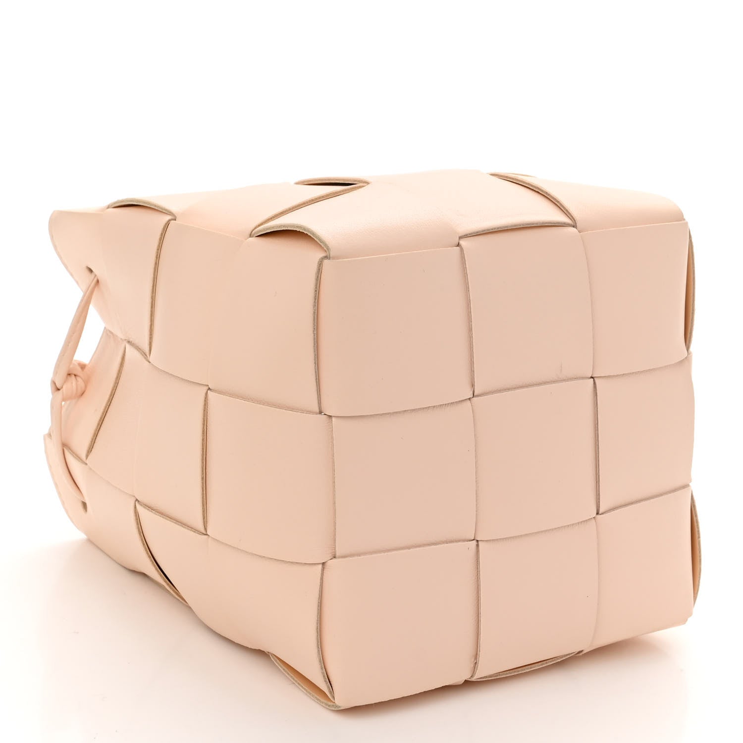 Bottega Veneta Nappa Maxi Intrecciato Cassette Bucket Bag Melon Washed 4 of 10