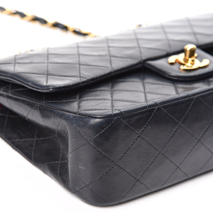 Chanel Lambskin Quilted Medium Double Flap Black 10 of 13