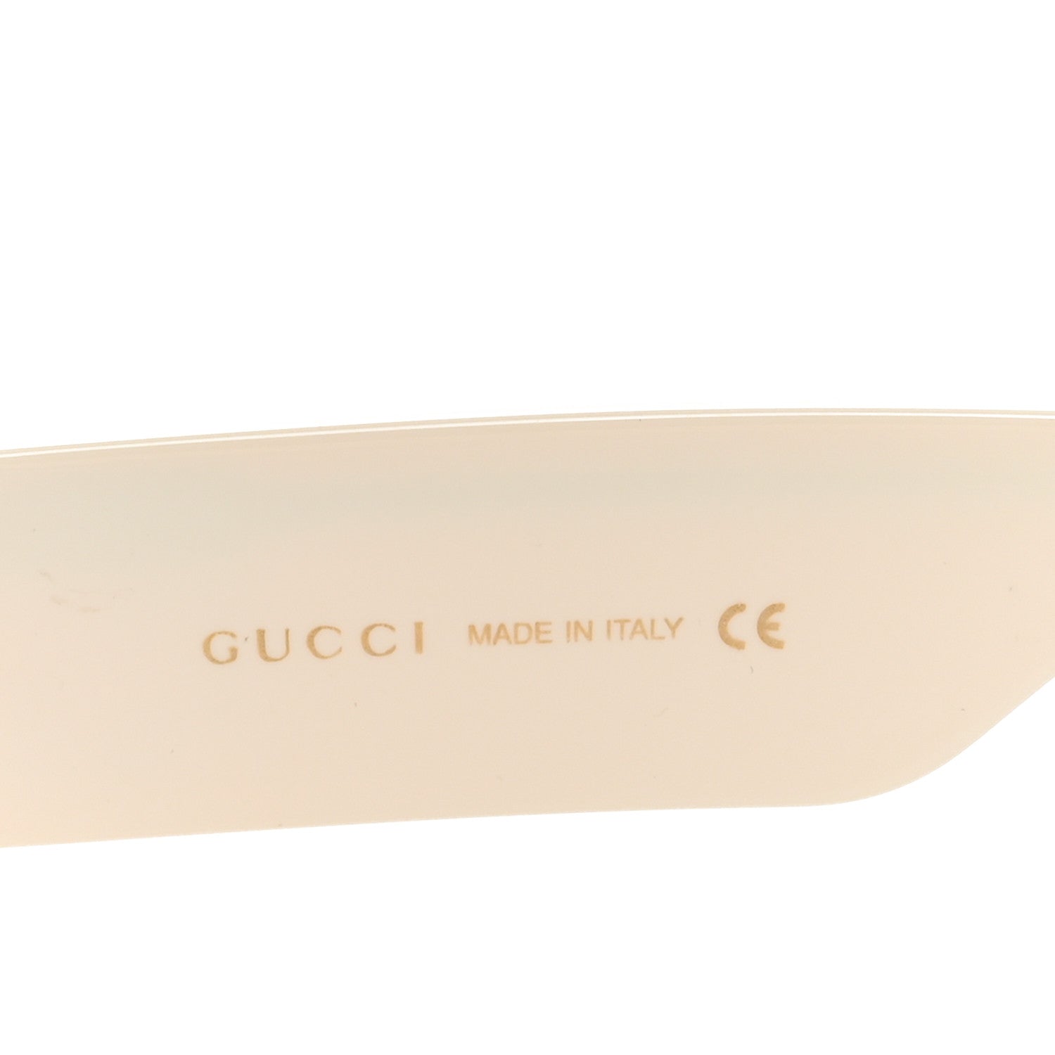 Gucci Acetate Rectangular Crystal Sunglasses GG0516S White 5 of 6