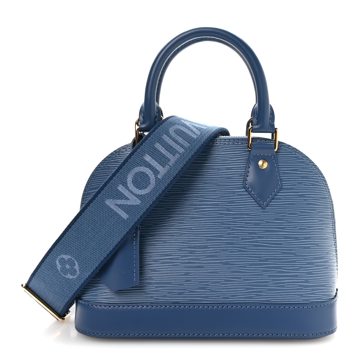 Louis Vuitton Epi Alma BB Denim Blue 1 of 9