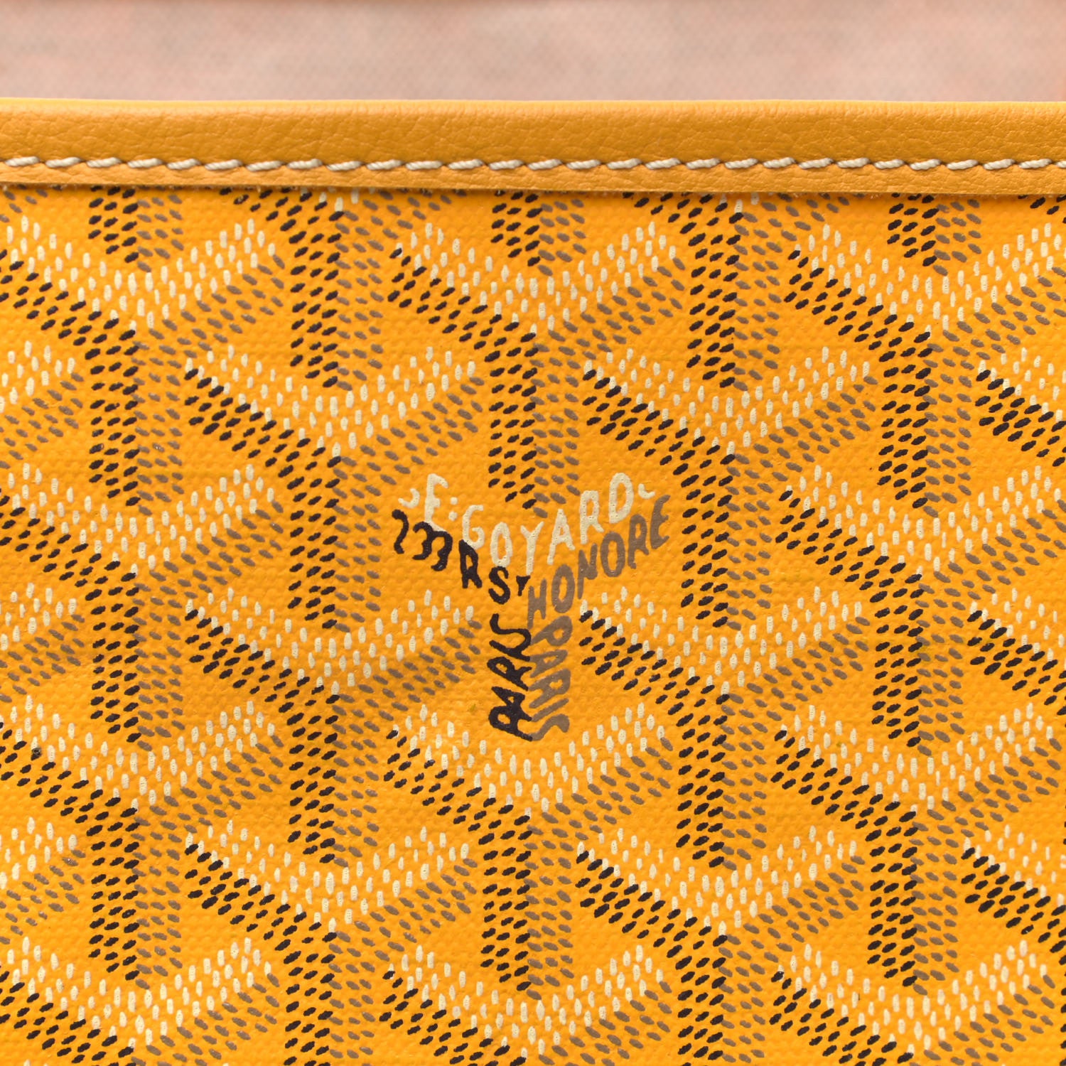 Goyard Goyardine Saint Louis PM Yellow 10 of 10