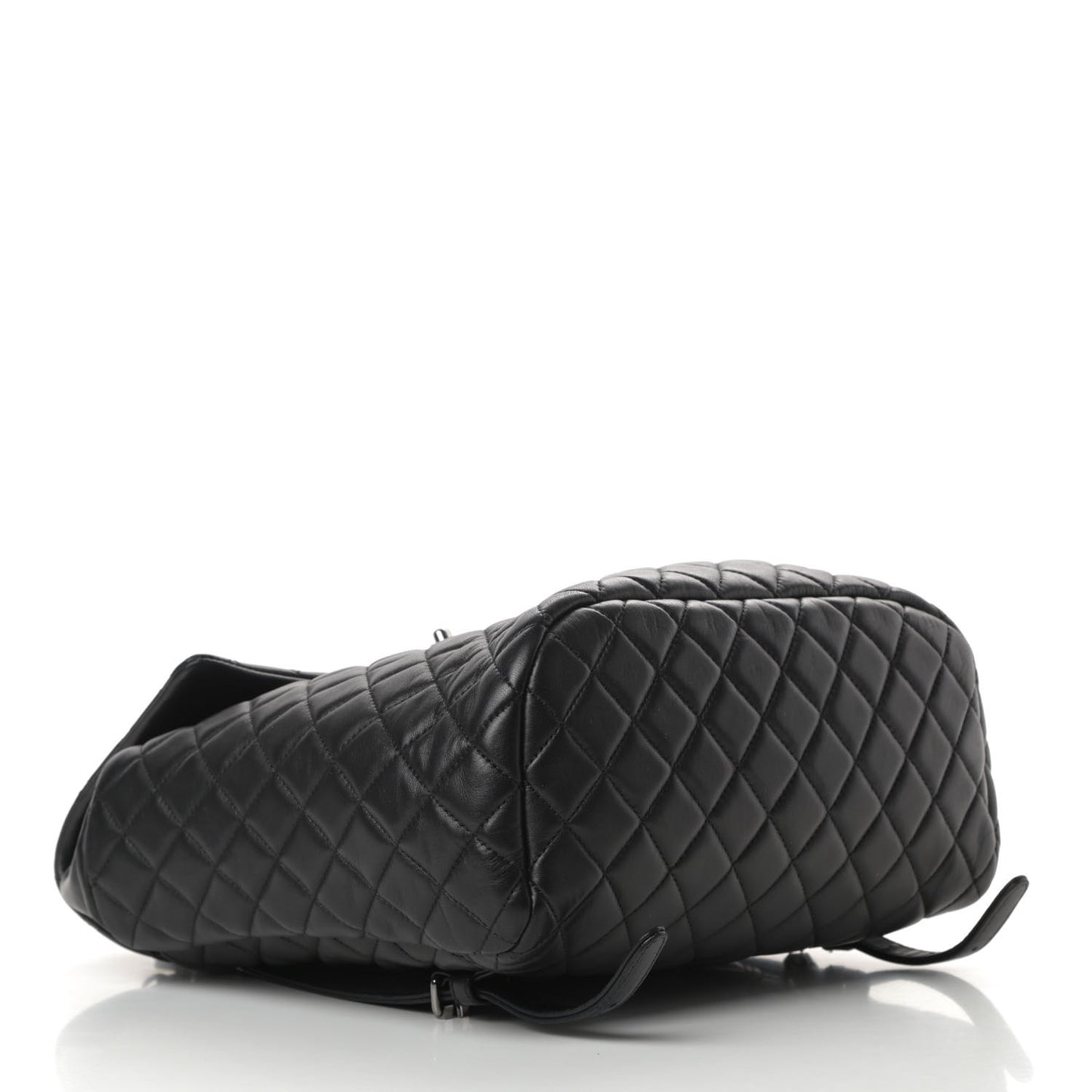 Lambskin Quilted Large Urban Spirit Backpack Black