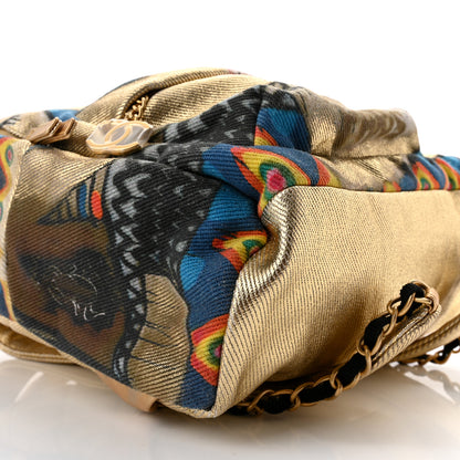 Chanel Graffiti Printed Canvas Street Spirit Backpack Multicolor 9 of 10