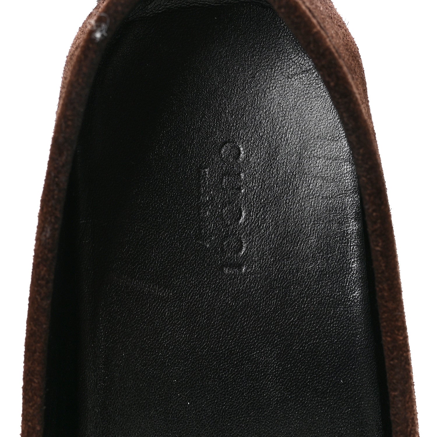 Gucci Suede GG Buckle Driver Loafers 38.5 Brown 7 of 9