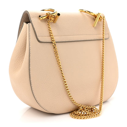 Chloe Grained Lambskin Mini Drew Shoulder Bag Abstract White 3 of 14