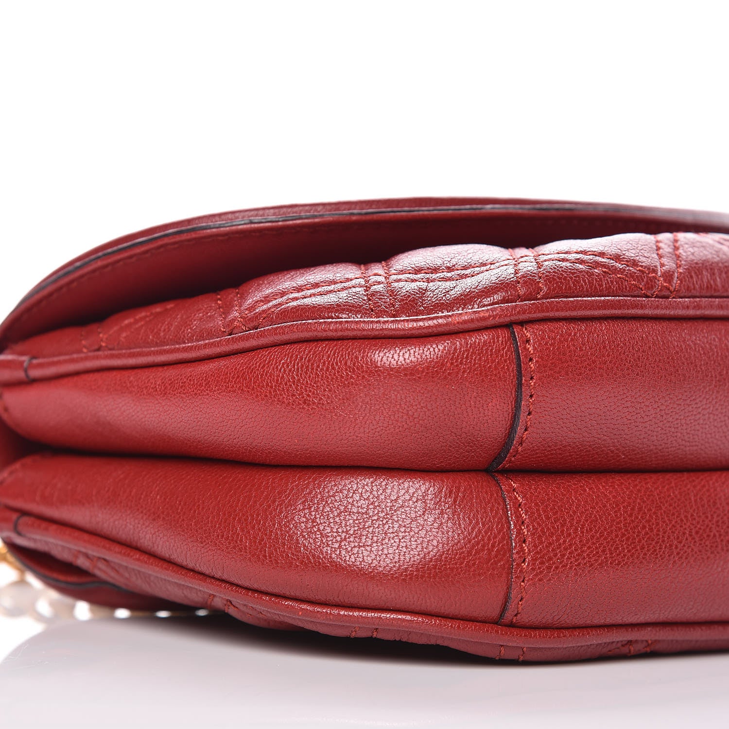 Marc Jacobs Lambskin Quilted Mini Cooper Crossbody Red 7 of 8