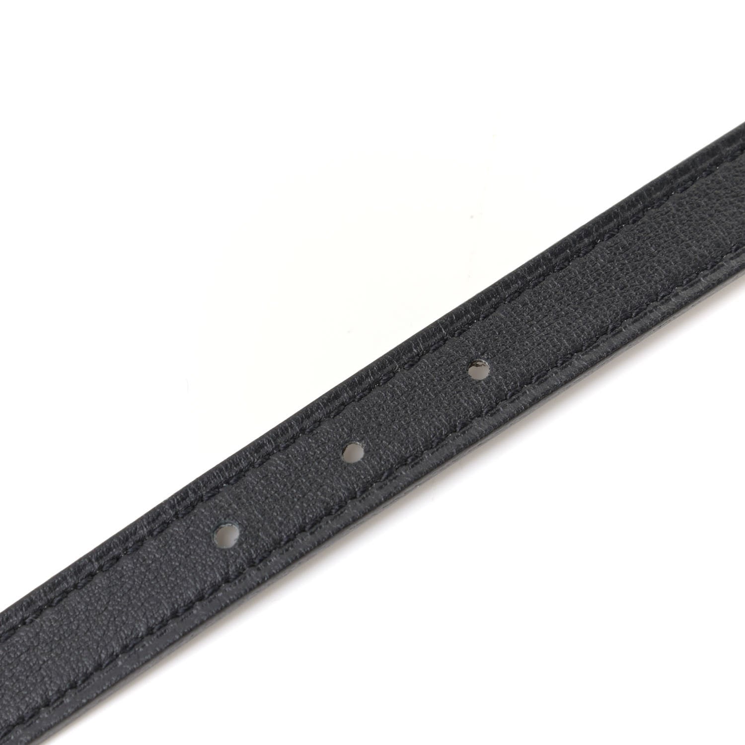 Hermes Swift Epsom 13mm Gamma Belt 85 Black Etoupe 5 of 7