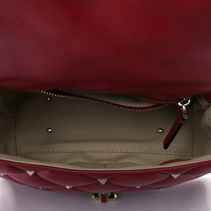 Valentino Garavani Nappa Medium Candystud Top Handle Bag Rosso Valentino 6 of 14