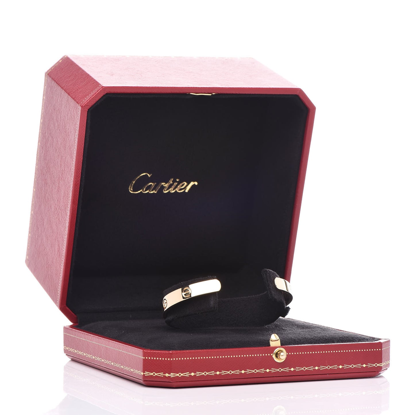 18K Yellow Gold LOVE Cuff Bracelet 18