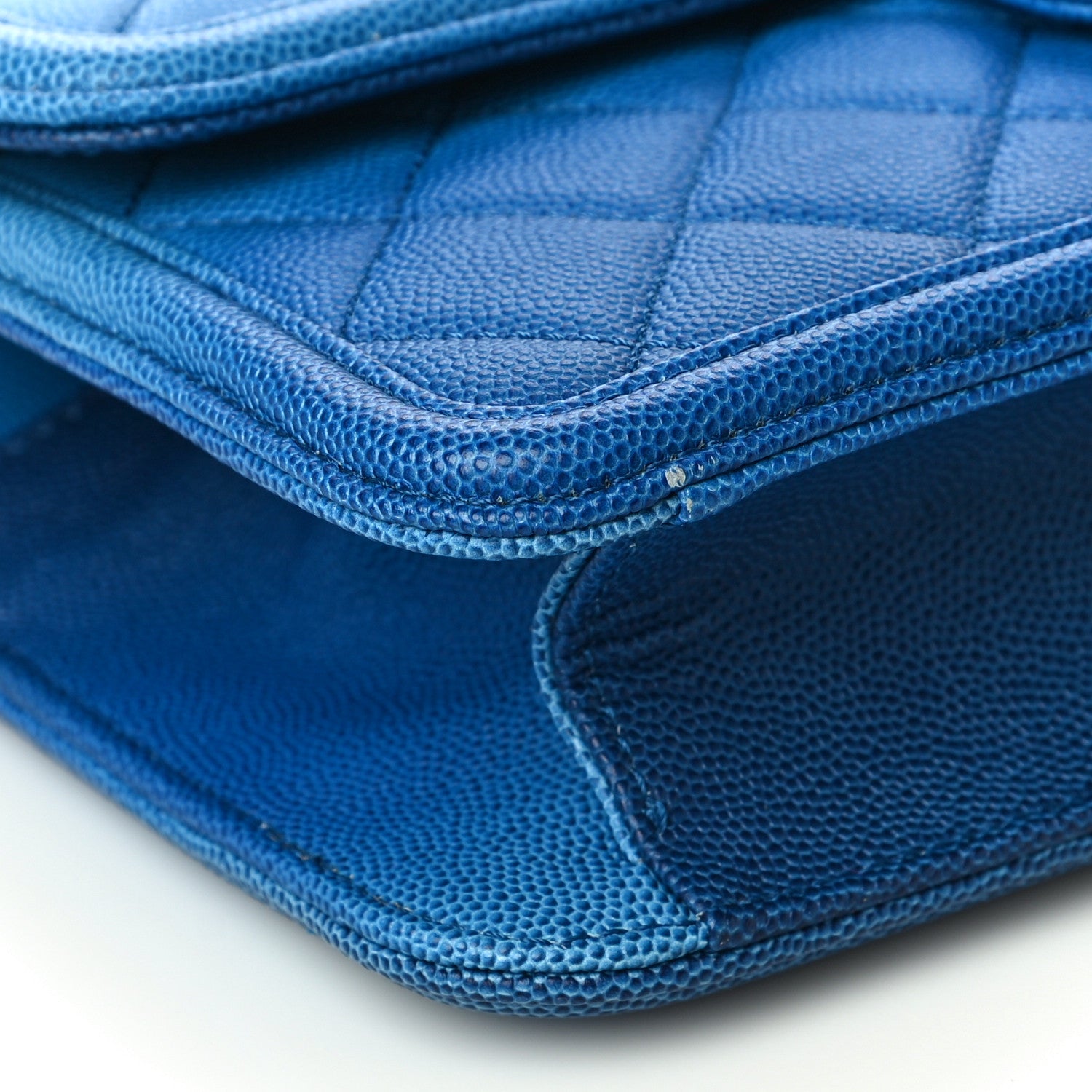 Chanel Caviar Quilted Small Sunset On The Sea Flap Blue 9 of 10
