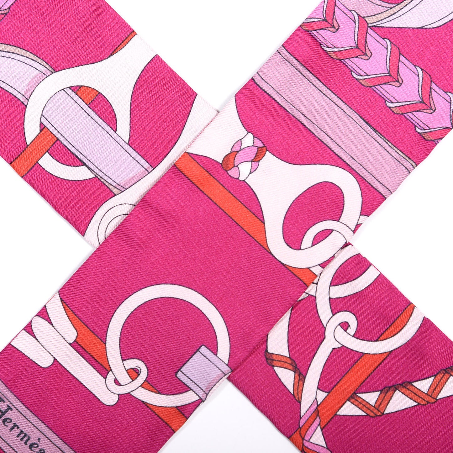 Silk Panoplie Equestre Twilly Fuchsia Rose Rouge