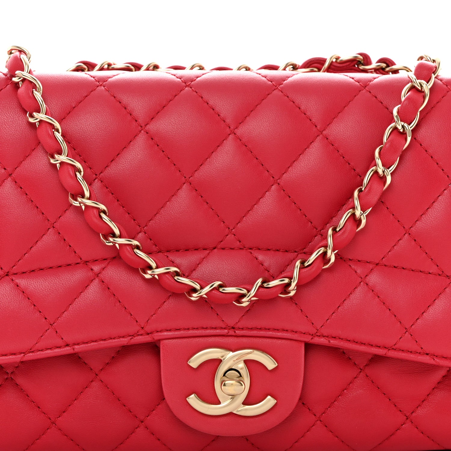 Chanel Lambskin Quilted Medium Mademoiselle Chic Flap Pink 8 of 10