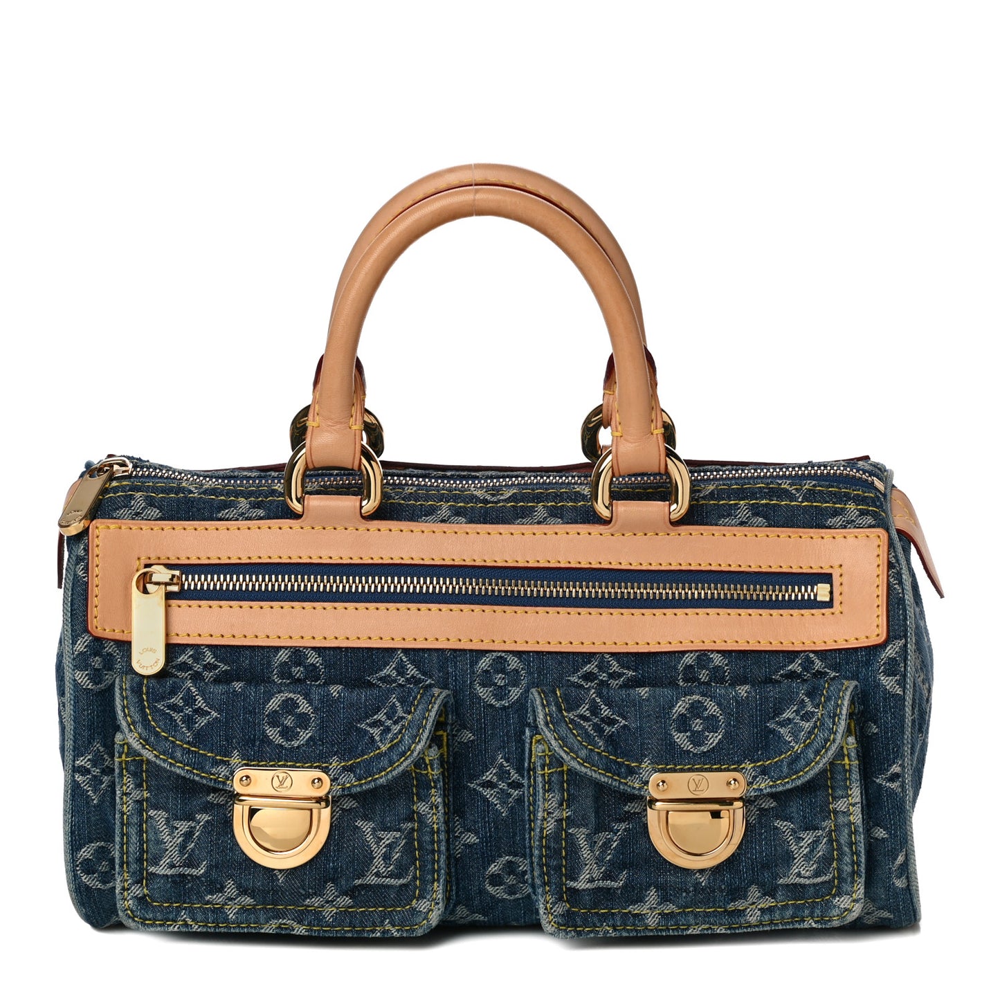 Monogram Denim Neo Speedy Blue