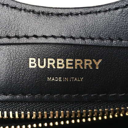 Burberry Calfskin Nylon Tartan Mini Pocket Bag Bright Red 6 of 8