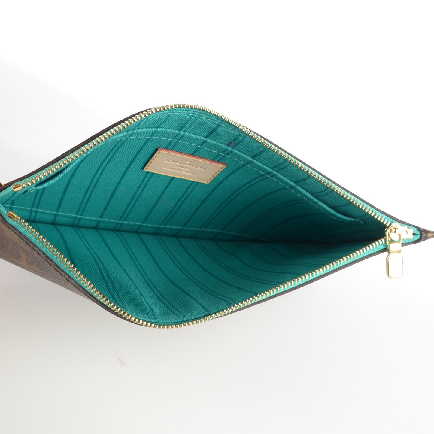 Monogram V Neverfull MM Turquoise