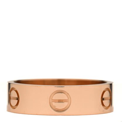 Cartier 18K Pink Gold 5.5mm LOVE Ring 55 7.25 3 of 5
