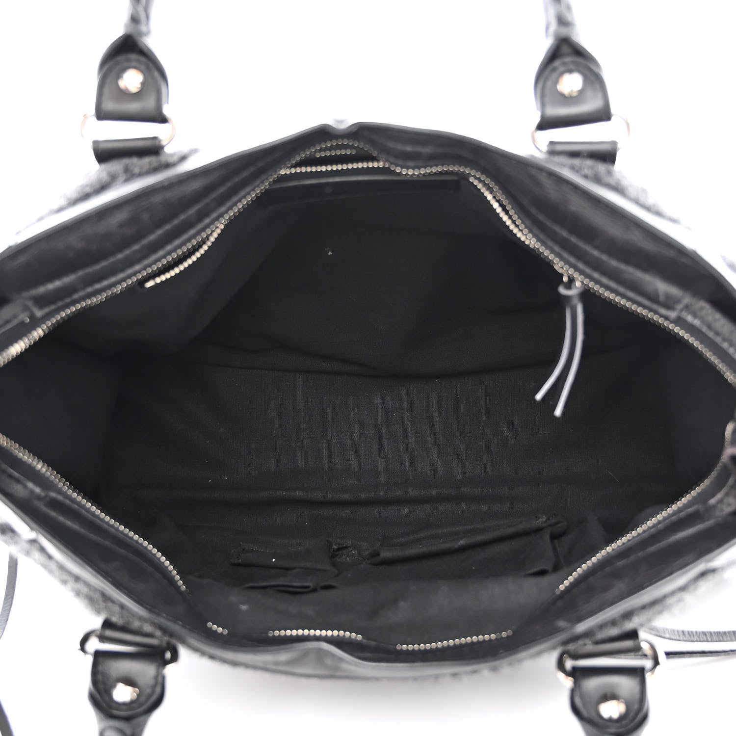 Balenciaga Alpaca Calfskin Classic Silver Hardware City Black 5 of 14