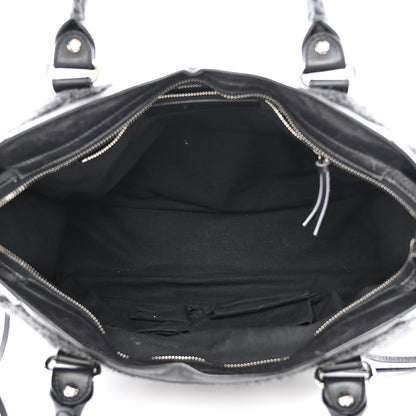 Balenciaga Alpaca Calfskin Classic Silver Hardware City Black 5 of 14