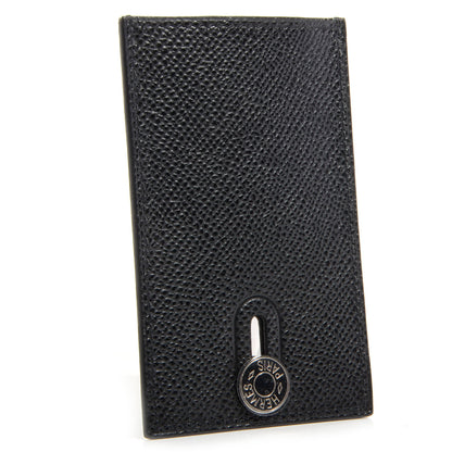 Hermes Epsom Diabolo Card Holder Case Black 3 of 8