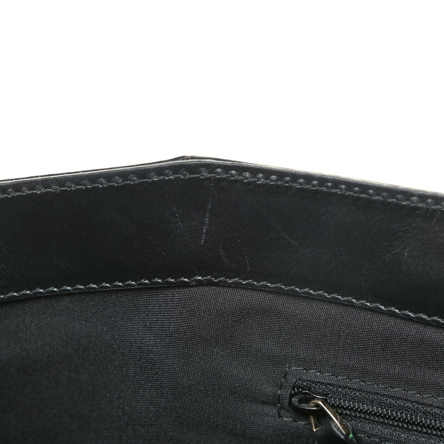 Monogram Crest Tote Green Black