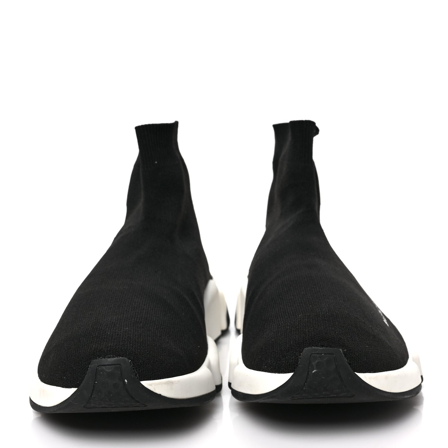 Neoprene Knit Mens Speed Sneakers 42 Black White