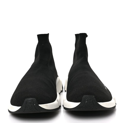 Balenciaga Neoprene Knit Mens Speed Sneakers 42 Black White 2 of 6