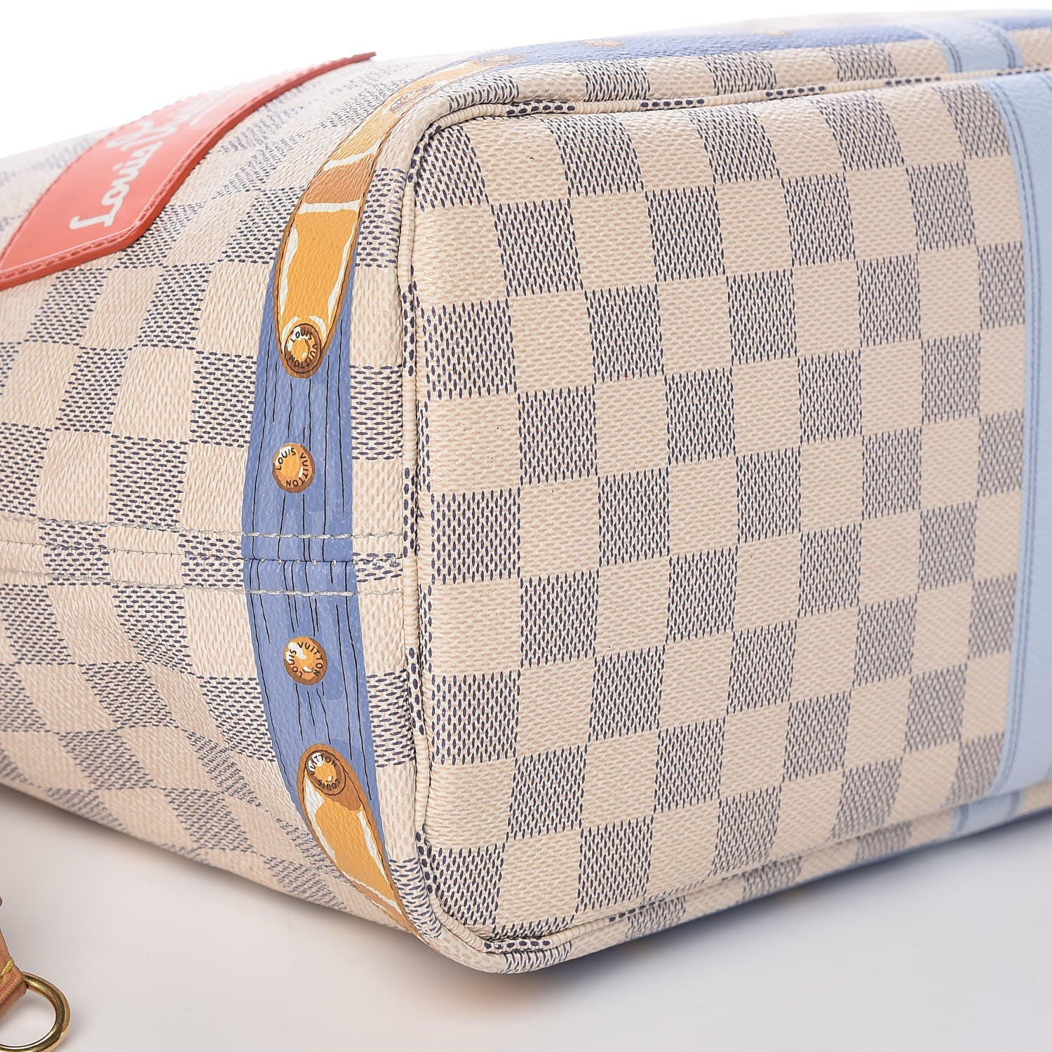 Louis Vuitton Damier Azur Summer Trunks Neo Neverfull MM 13 of 14