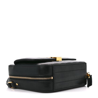 Saint Laurent Lambskin Matelasse Monogram Vicky Camera Bag Black 4 of 10