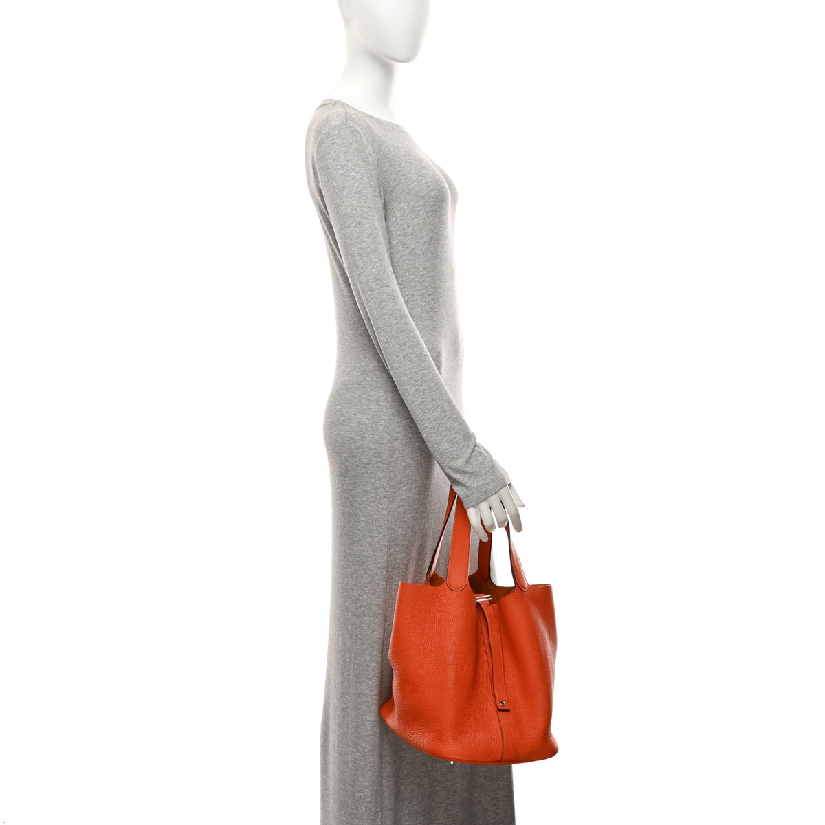 Taurillon Clemence Picotin 26 GM Orange Poppy