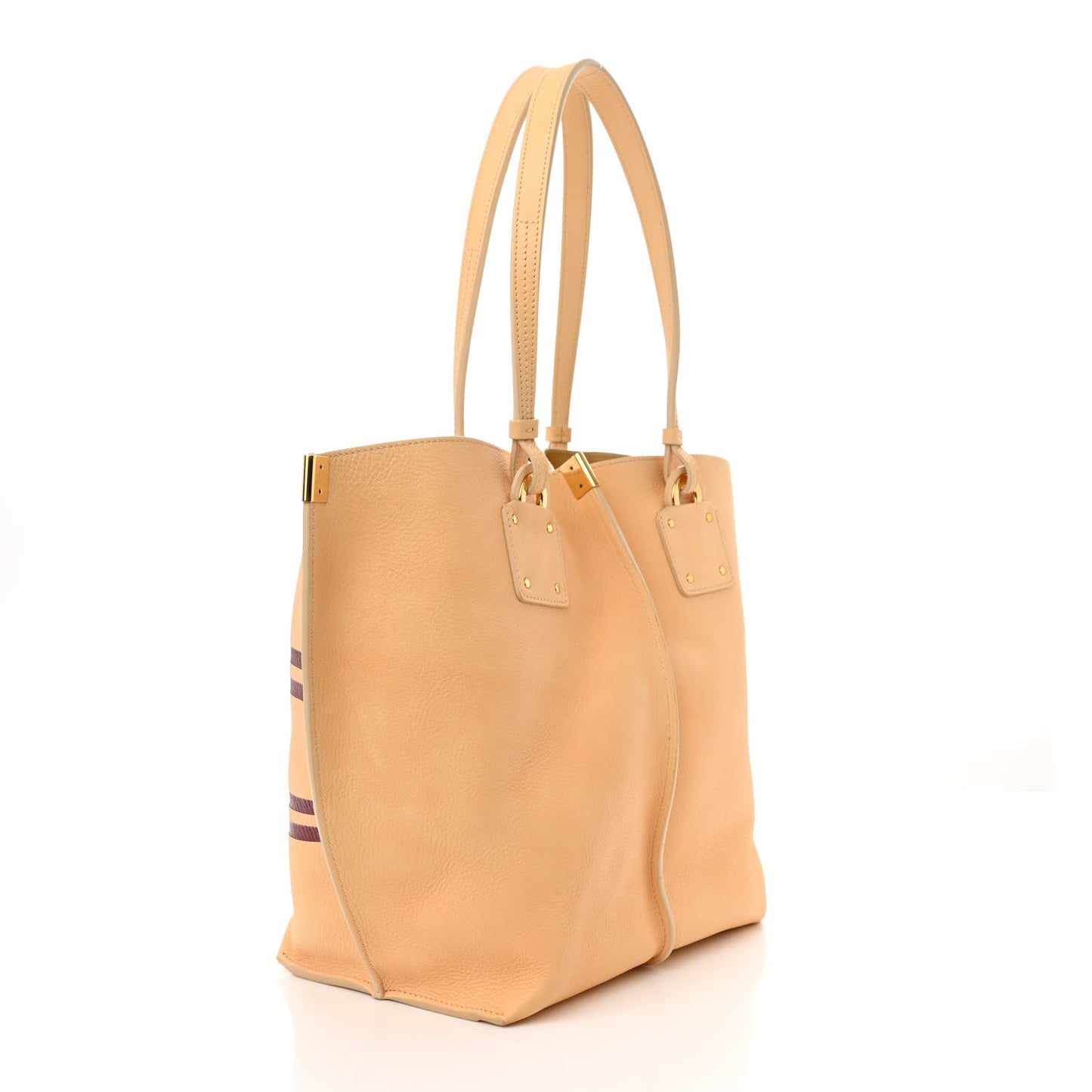 Smooth Calfskin Medium Vick Tote Blondie Beige