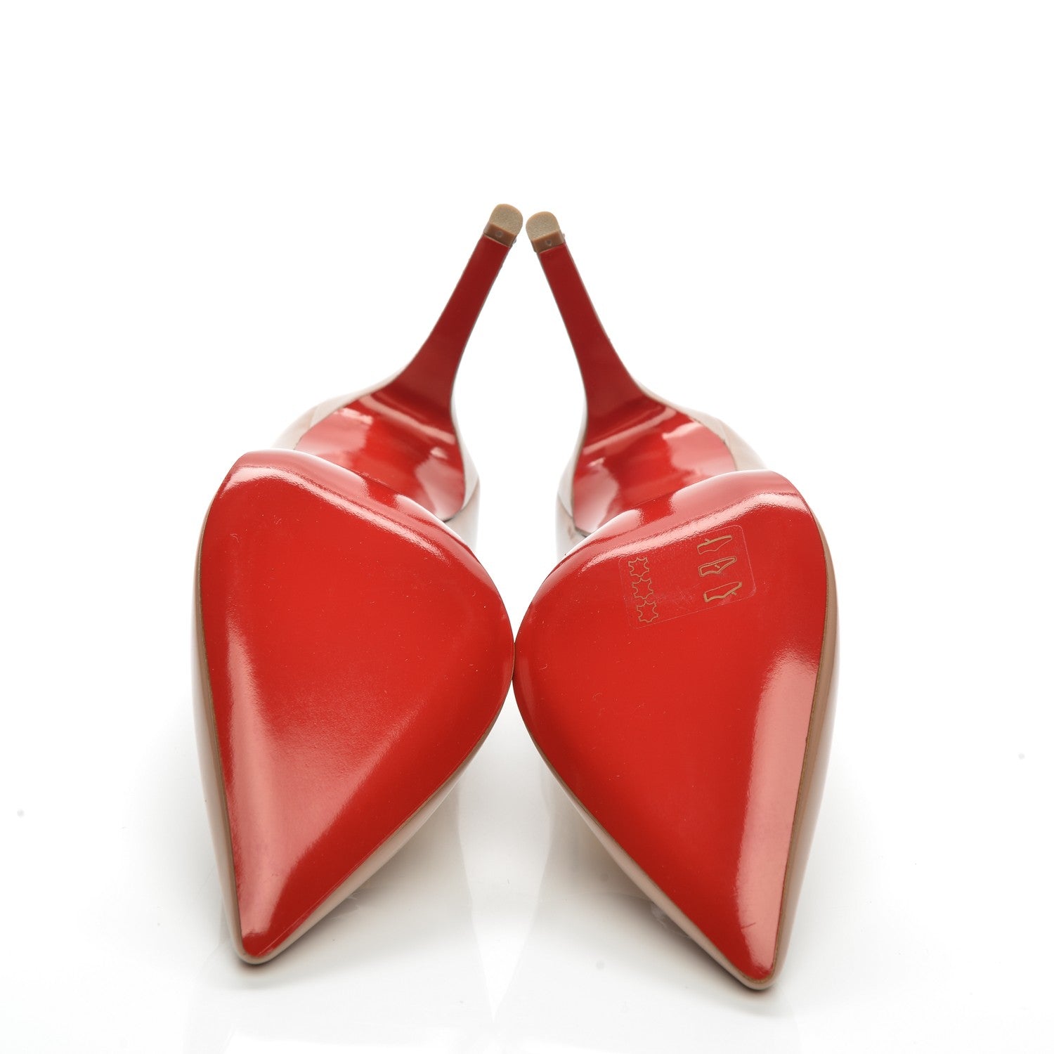 Christian Louboutin Patent Pigalle 100 Pumps 39 Nude 5 of 7