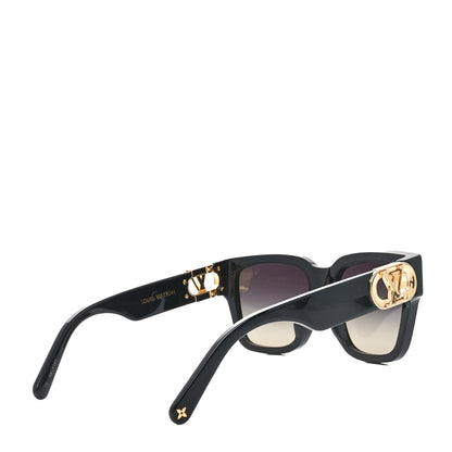 Louis Vuitton Acetate LV Link PM Square Sunglasses Z1566E Black 4 of 8