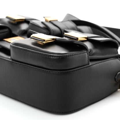 Fendi Shiny Nappa Multipocket Baguette Black 9 of 9