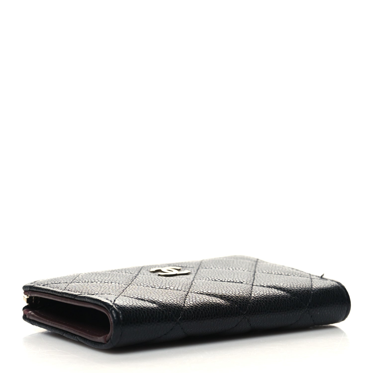 Chanel Caviar Quilted Zipped Key Holder Case Black 4 of 10