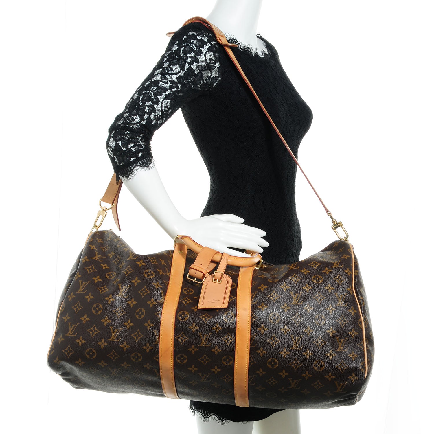 Louis Vuitton Monogram Keepall Bandouliere 55 2 of 6